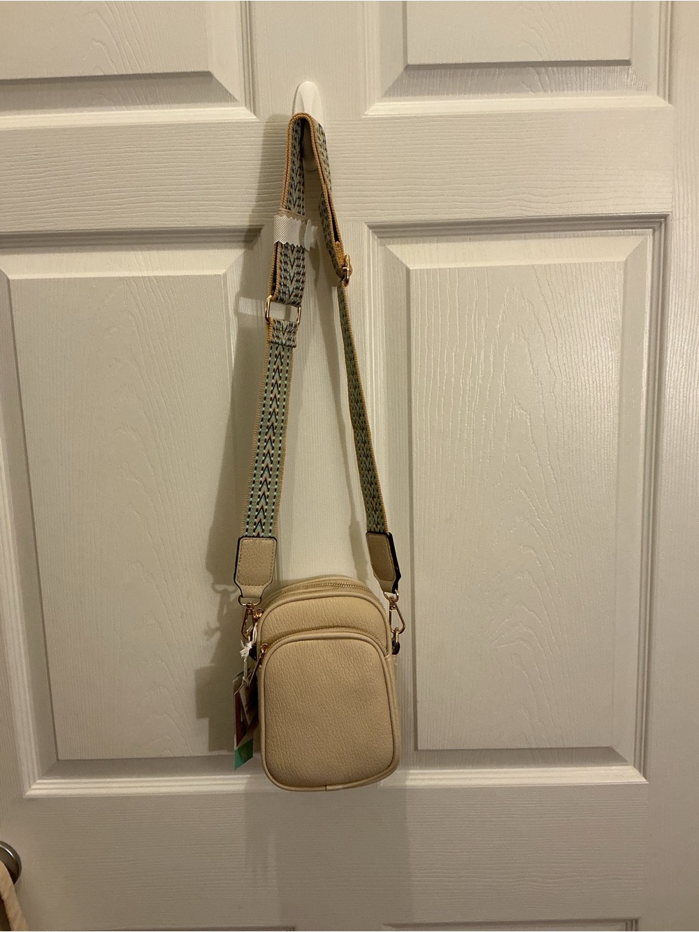 Mali + Lili NWT Cream Vegan Leather Mini Backpack Crossbody NWT